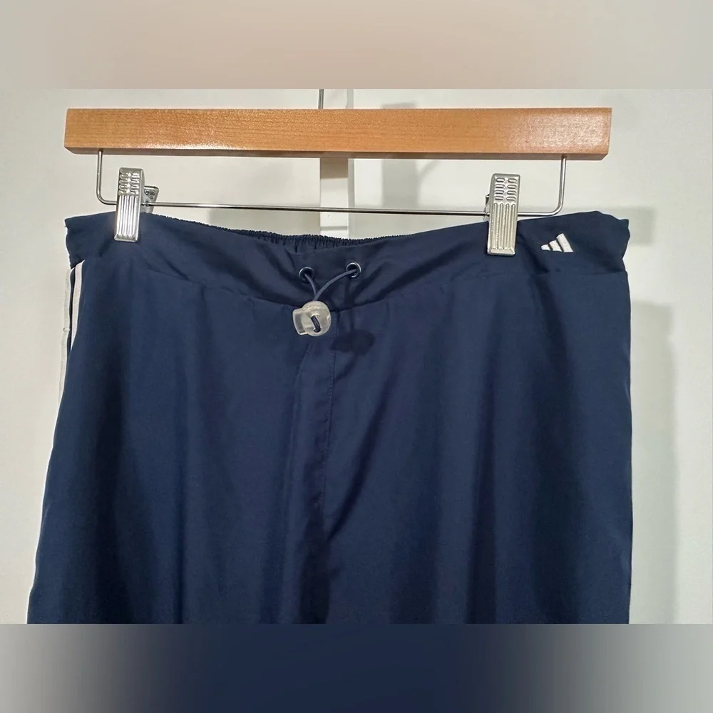 Set of 2 Y2K Adidas 3-Stripes Track Pants (Navy + Black Bundle) Vintage